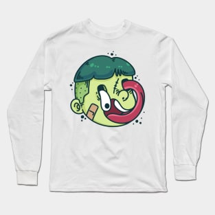 Green boy zombie Long Sleeve T-Shirt